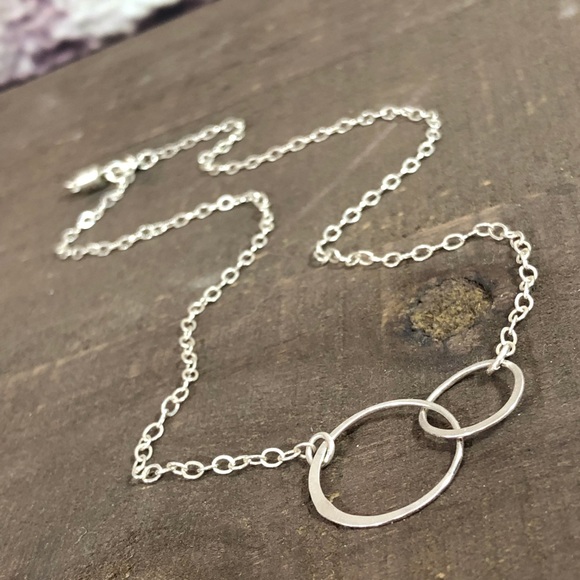 “Mother & Child” Sentimental Necklace 925 Silver - Picture 1 of 8